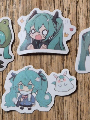 Αυτοκόλλητα Miku, σετ 4