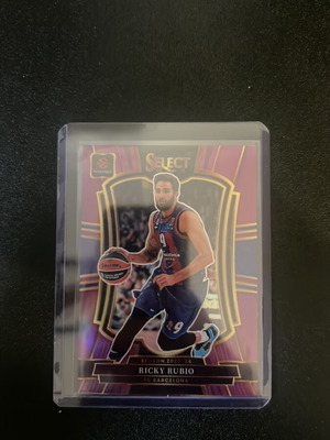 Ricky Rubio Select Euroleague Barcelona card new