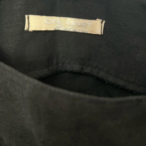 Black asymmetrical women's skirt like new, size M