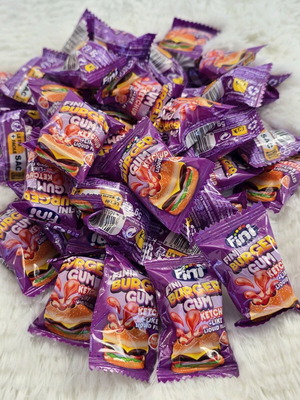 Fini Burger Gum Ketchup chewing gum new, pack of 40 pieces