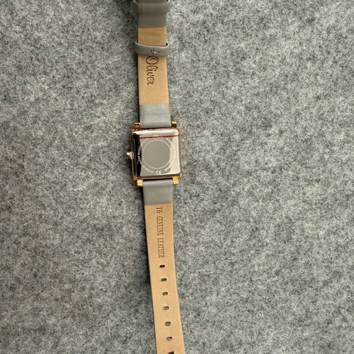 S.Oliver SO-3711-LQ women's watch, quartz, leather strap