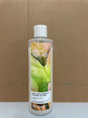 Avon Senses Delicate Moment Shower Creme 250ml Apple & Muguet scented new