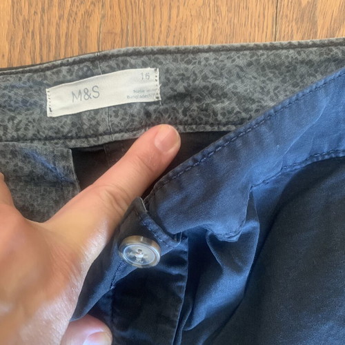 Marks & Spencer cotton chino shorts like new, black, XXL