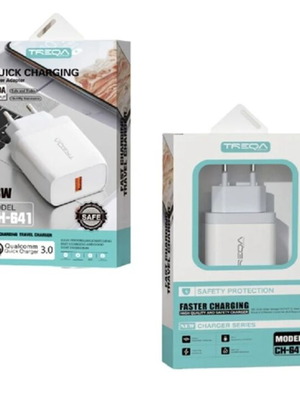 TREQA 18W fast mobile charger 3.0A new CH-641