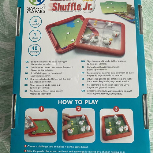 Smart Games Chicken Shuffle Jr. board game like new