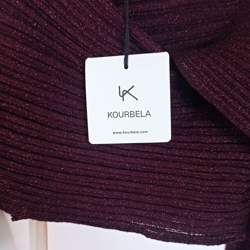 Ioanna Kourbela 2550 Dianalux Shimmering Water cardigan new vintage brown