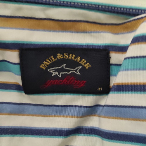 Paul and Shark men's shirt No 41 /L like new, multicolored