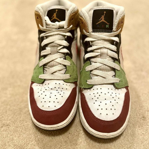 Nike Air Jordan 1 Unisex like new, colorful sneakers size 36