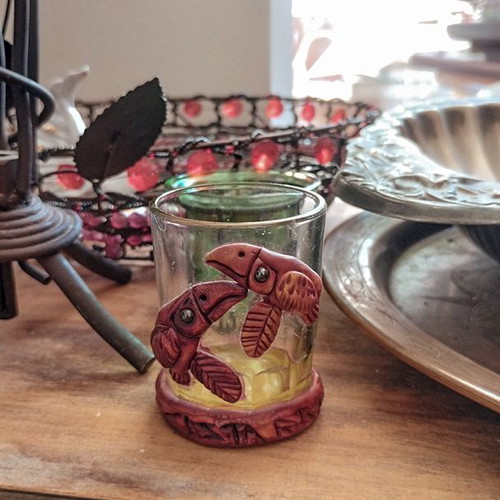 Costa Rica decorative shot glass used