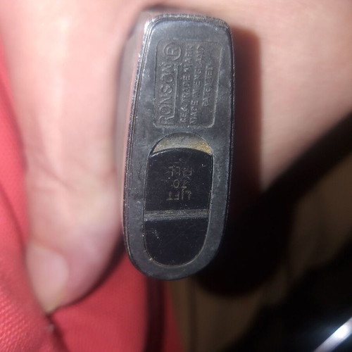 Ronson lighter used vintage Pan American advertising 1960s