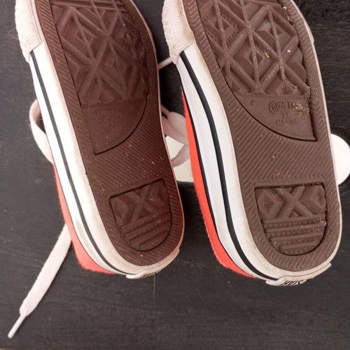 Converse kids' sneakers size 21, orange