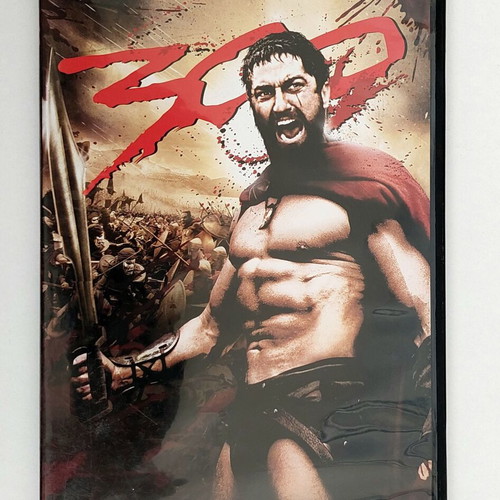 300 DVD movie with Gerard Butler, subtitled