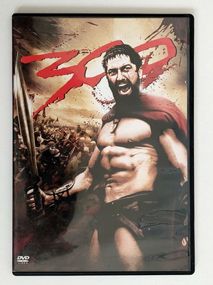 300 DVD movie with Gerard Butler, subtitled