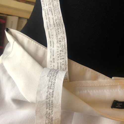 Zara off-white formal pants like new with satin details
