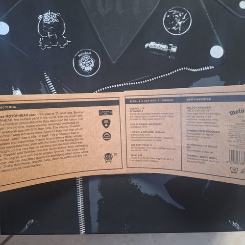 Motörhead 1979 Deluxe Box Set 7LP + 7" single like new, metal
