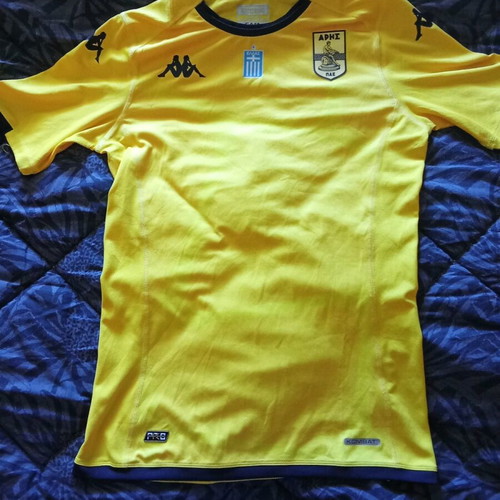 Aris Thessaloniki Kappa Kombat Jersey Large No 2 like new