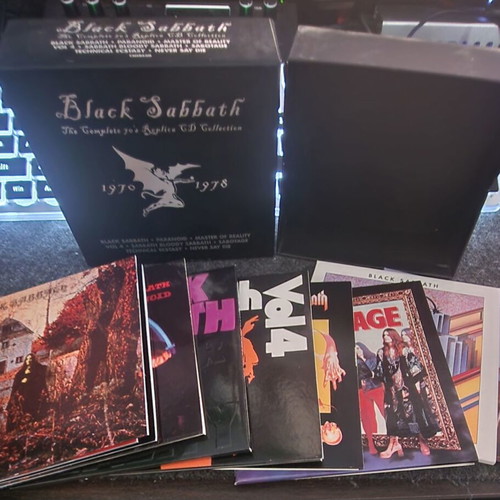 Black Sabbath The Complete 70's Replica CD Collection like new