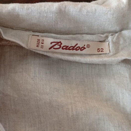 Linen beige suit set Abysse like new, size 52