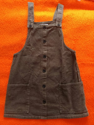 Vintage corduroy pinafore dress Pull & Bear size small like new