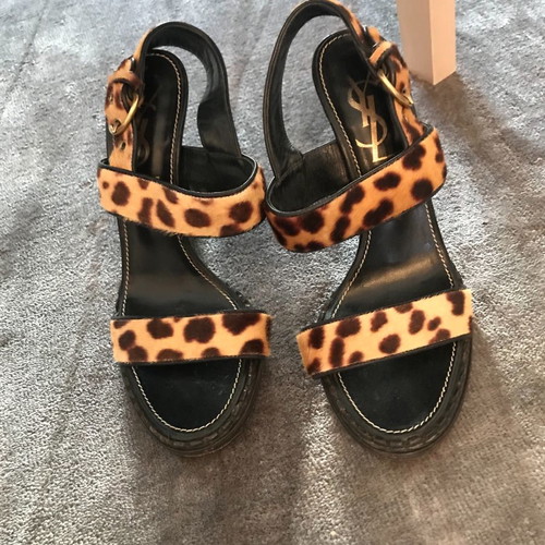 YSL sandals used, size 36, black