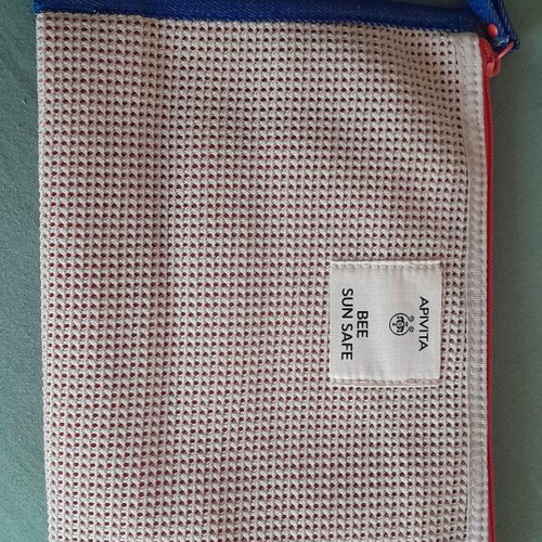 Apivita toiletry bag new, beige