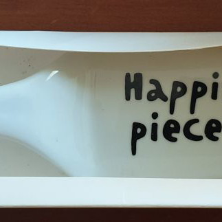 Porcelain cake slicer Zebra A.S. new, 25 cm length