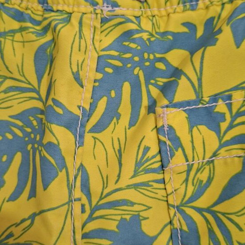 GAP swimwear tropical design yellow and turquoise for 4-5 years like new