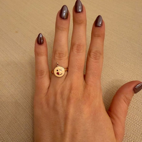 Ring Fatsoula like new, adjustable size