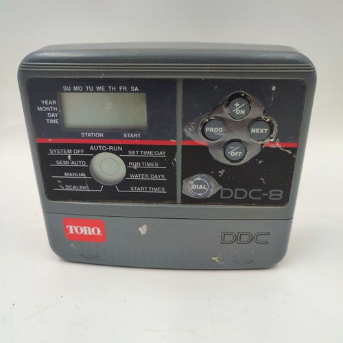 Toro DDC8 Digital Dial Controller 8 Station 220V like new