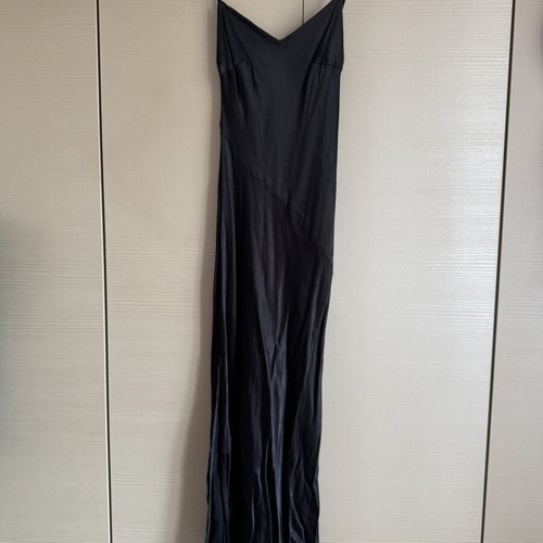 Nadia Rapti dress black with side slits like new