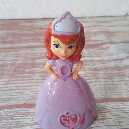 Sofia Princess figure used with play Doc design holders and plasticine