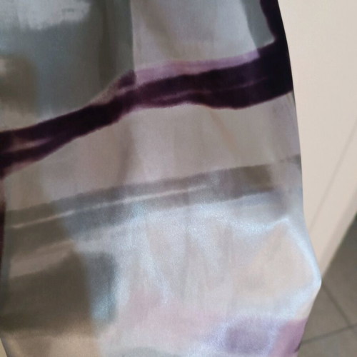 Rinascimento blouse like new, purple gray, evening with knitted fabric