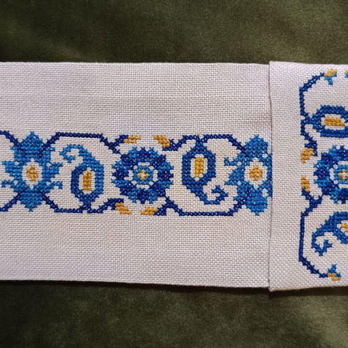 Vintage Set of Two Unique Small Embroideries New