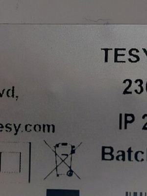 Tesy 2000W space heater used