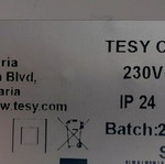 Tesy 2000W space heater used