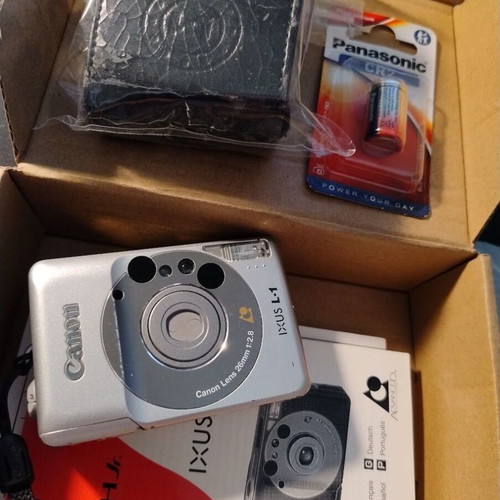 Canon Ixus L-1 compact analog camera used, Advantix APS film