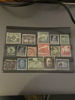 Third Reich stamps used, lot 2 without holder