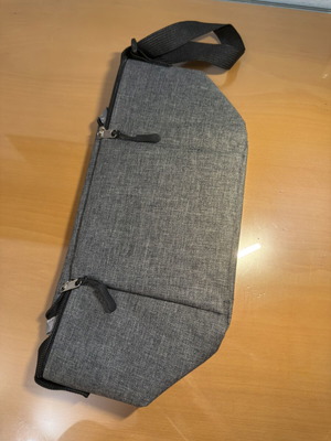 Cooling Bag gray with adjustable strap, new