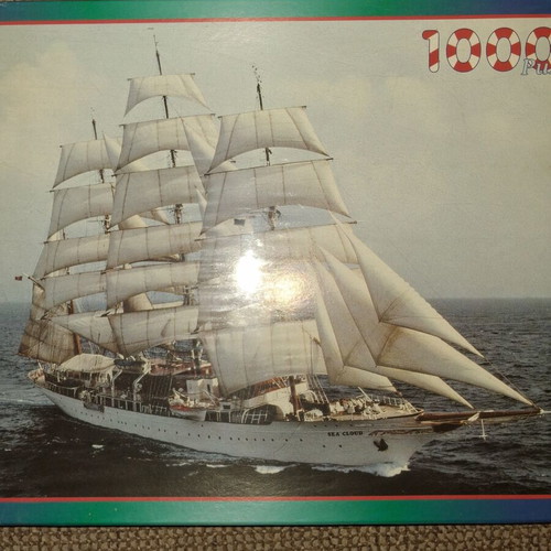 Sea Cloud sailing ship 1000-piece puzzle, Fame Puzzles