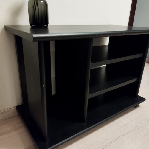 Solid wood TV stand like new