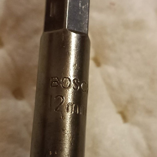 Bosch wood drill bit with hex shank 12mm x 360mm x 450mm like new