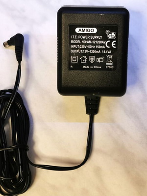 Τροφοδοτικο Amigo 12V 1200mA (Model : AM-121200AV)