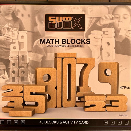 SumBlox Math Blocks educational toy like new