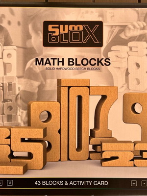 SumBlox Math Blocks educational toy like new
