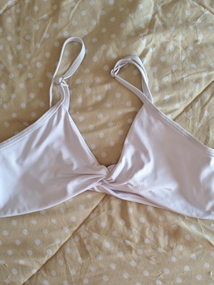 White bustier size S like new