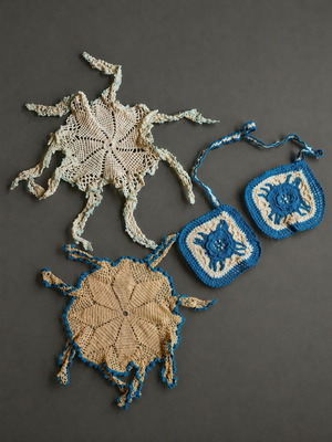 Handmade traditional crochet set new