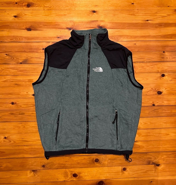 Ανδρικό retro πρασινο/μαυρο the North Face fleece γιλέκο