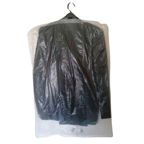 Handmade Wedding Suit like new, black, with extra trousers and silk scarf
