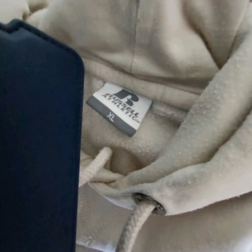 Russel Athletic hoodie used, size XL, beige