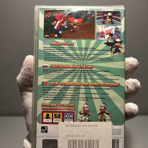 Ape Escape P Sony PSP game, factory sealed